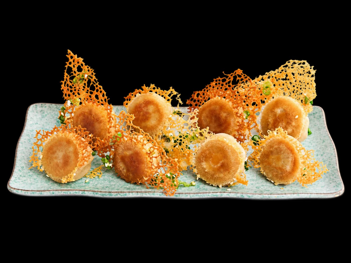 Mini Pan-Fried Pork Dumplings