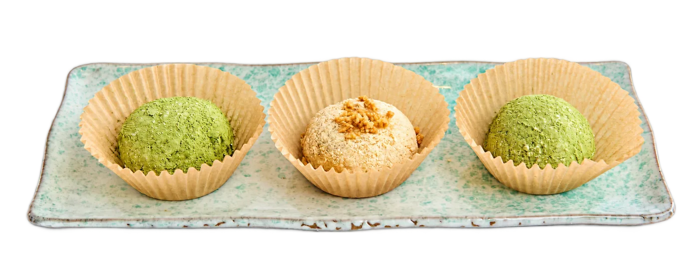 Black Sesame Mochi Rice Balls